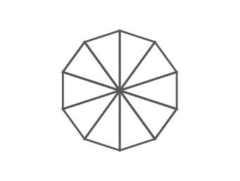 runde form 10-teilig