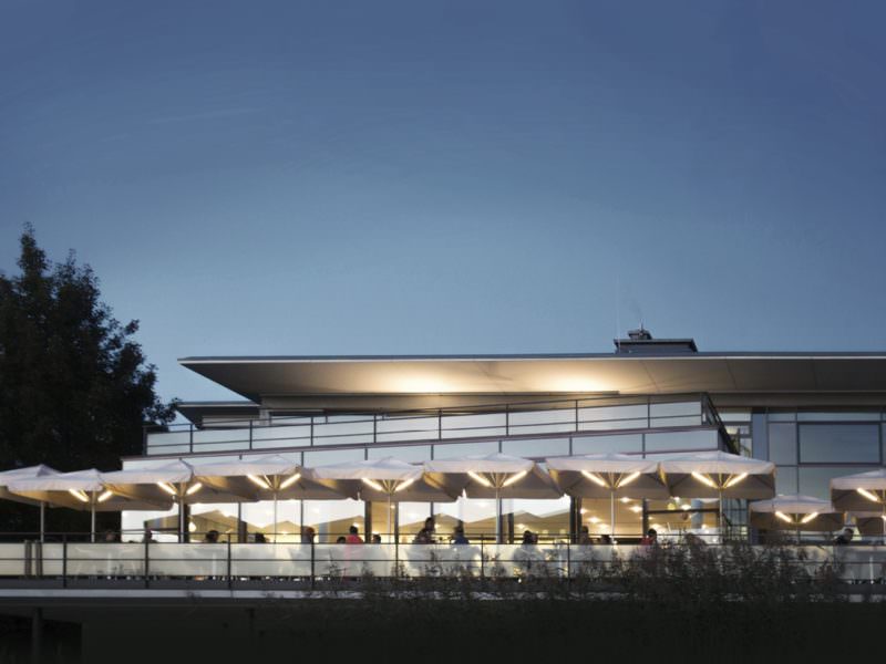 Restaurant Terrasse Beleuchtung
