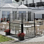 Vitus Windschutz-System flexible für die Gastronomie