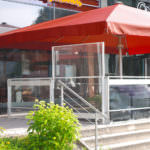 Vitus Windschutz-System flexible für die Gastronomie