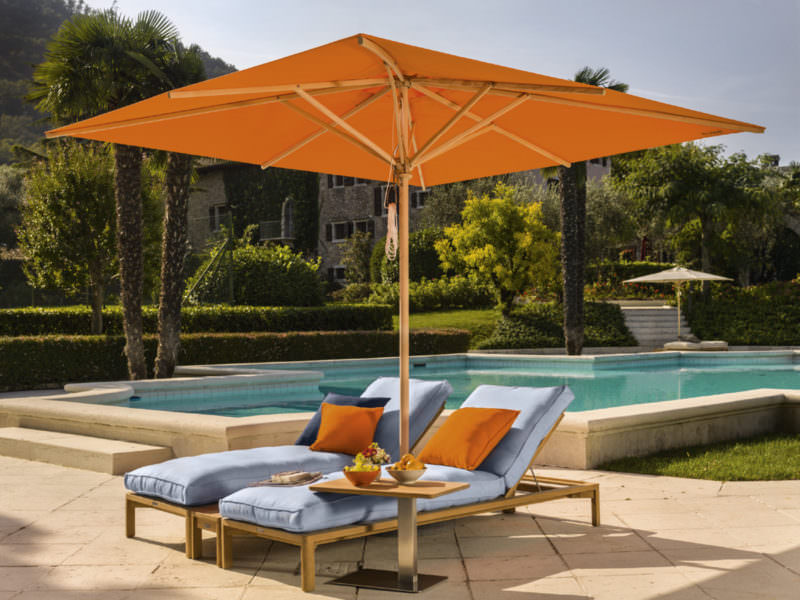 Weishäupl Holz-Sonnenschirme anfragen und kaufen. Bestes Angebot, volle Prograamm-Auswahl.