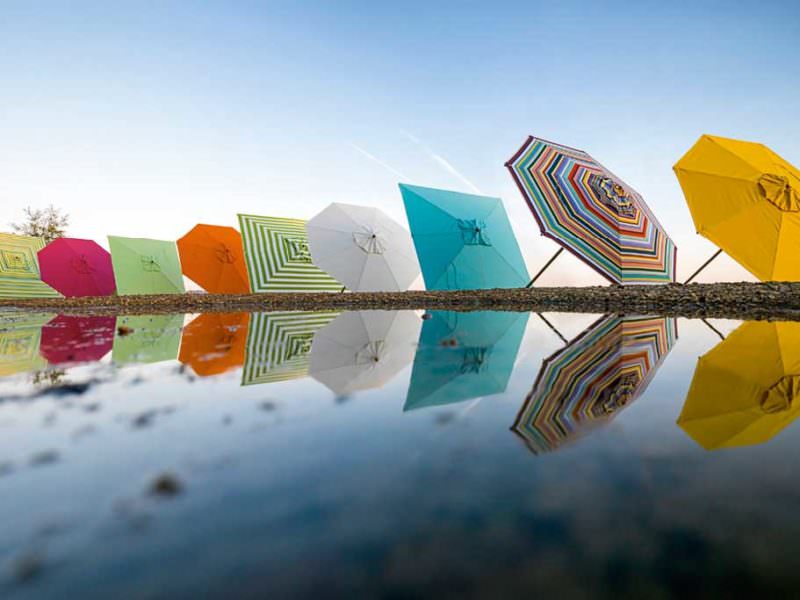 Weishäupl Holz-Sonnenschirme anfragen und kaufen. Bestes Angebot, volle Prograamm-Auswahl.