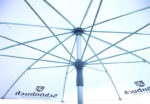 Werbe Sonnenschirm bedruckt WEBA