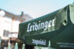 Sonnenschirm bedruckt mit Leibinger von WEBA