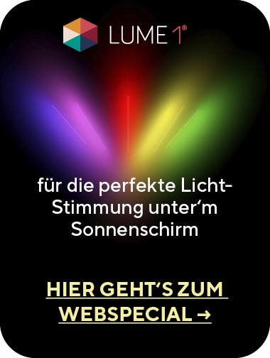 Sonnenschirm-Beleuchtung Lume-1 Web-Special