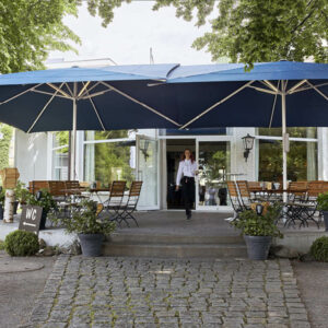 Zelt-Sonnenschirme direkt kaufen oder anfragen, Beispielbild Gastronomie in Ravensburg