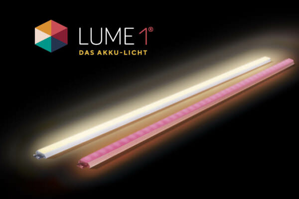 Tischbeleuchtung im Sonnenschirm integriert: Lume-1 Sonnenschirmbeleuchtung