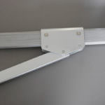 Zelt Sonnenschirm Detail Gelenk aus stranggepressten Aluprofilen