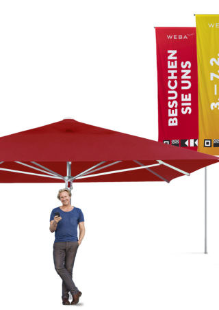Die Gastro-Spezialisten für Sonnenschirme auf der Intergastra in Stuttgart!