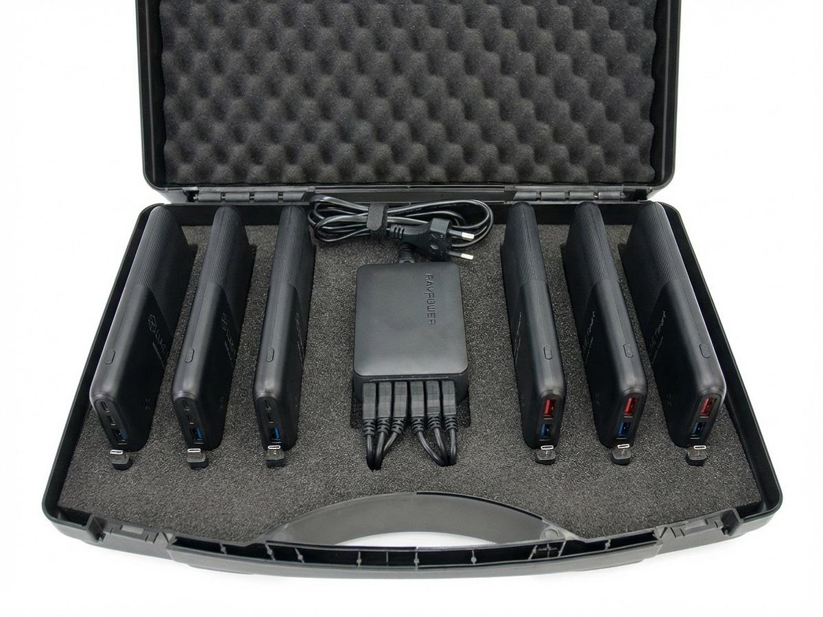 Ladekoffer mit LUME 1 Akku